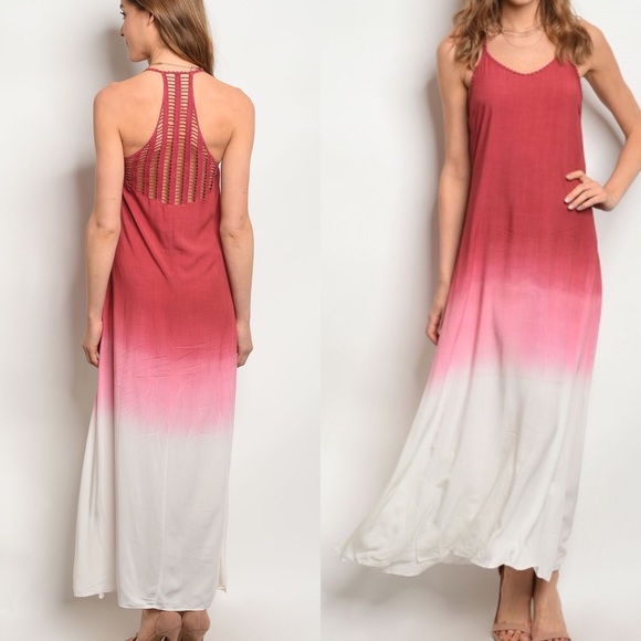 Dresses & Skirts - Last Small! Magenta Ombré Maxi